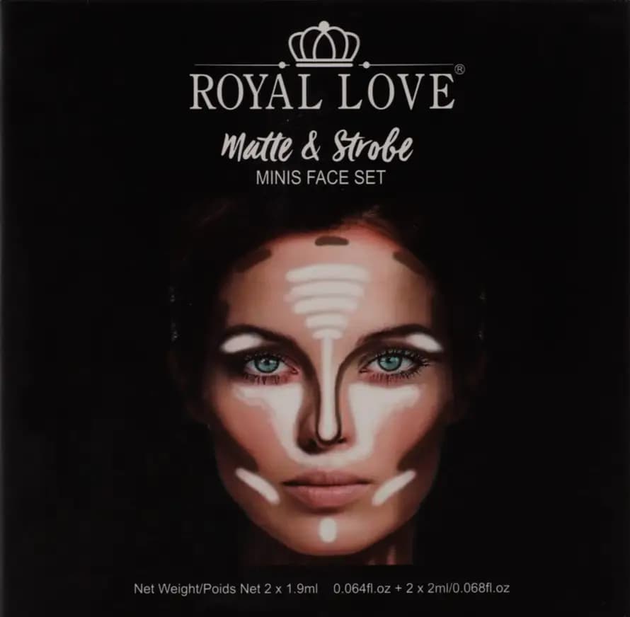 Royal Love Matte & Strobe Mini Face Set