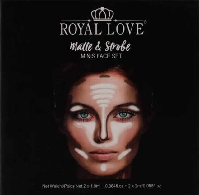 Royal Love Matte & Strobe Mini Face Set