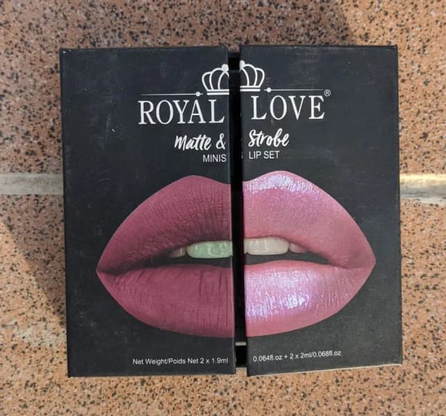 Royal Love Matte & Strobe Mini Lip Set-4 Shades