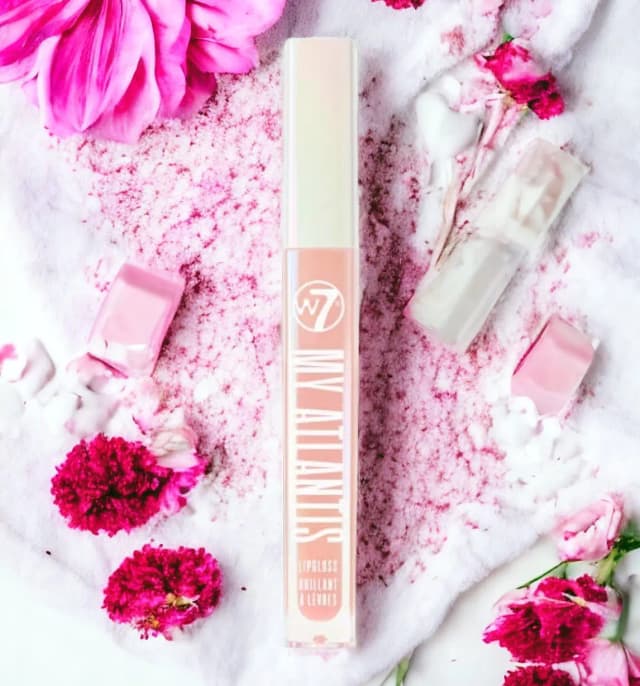 W7 My Atlantis Lip Gloss-Natural Pink
