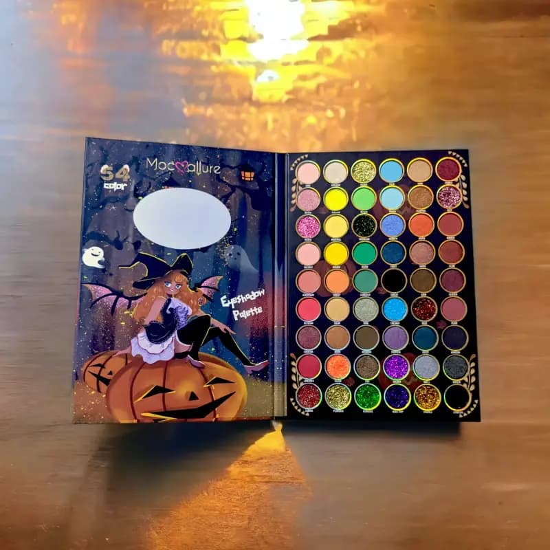 MocAllure 54 color eyeshadow palette for Girls-Happy Halloween Collection-Original