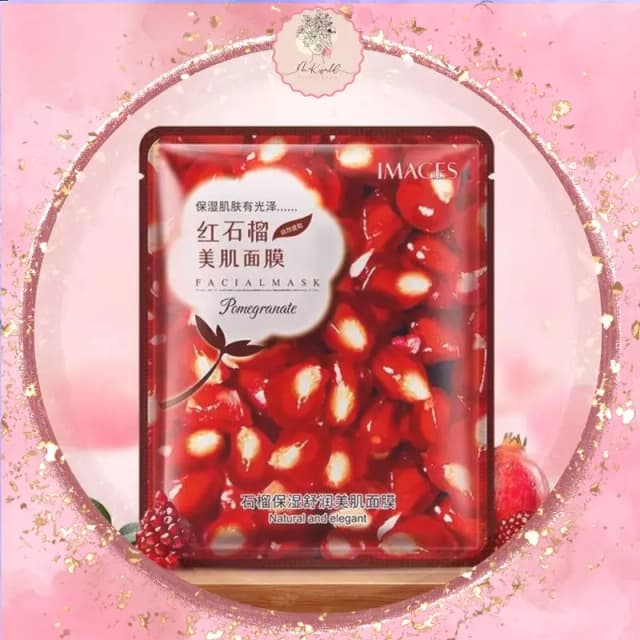 Images Red Pomegranate Moisturizing Facial Mask 40g