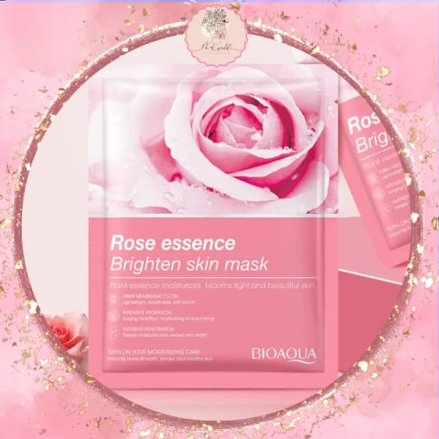 Bioaqua Rose Essence Brighten Skin Mask 25g