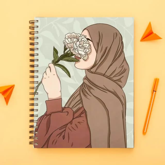 Girls collection-Spiral notebook for Girls-A5 size -Printed cover back & front