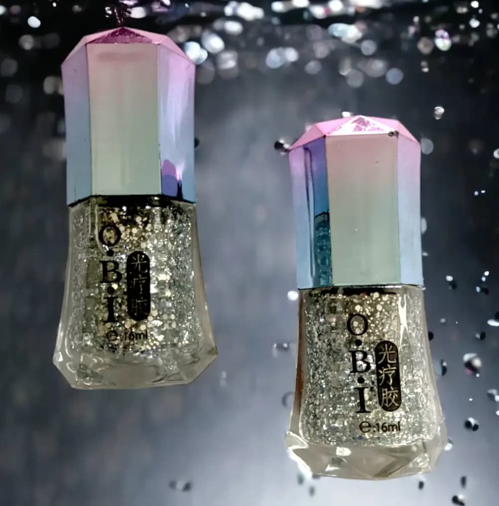 O.B.I Silver Glossy Nail Paint-16ml