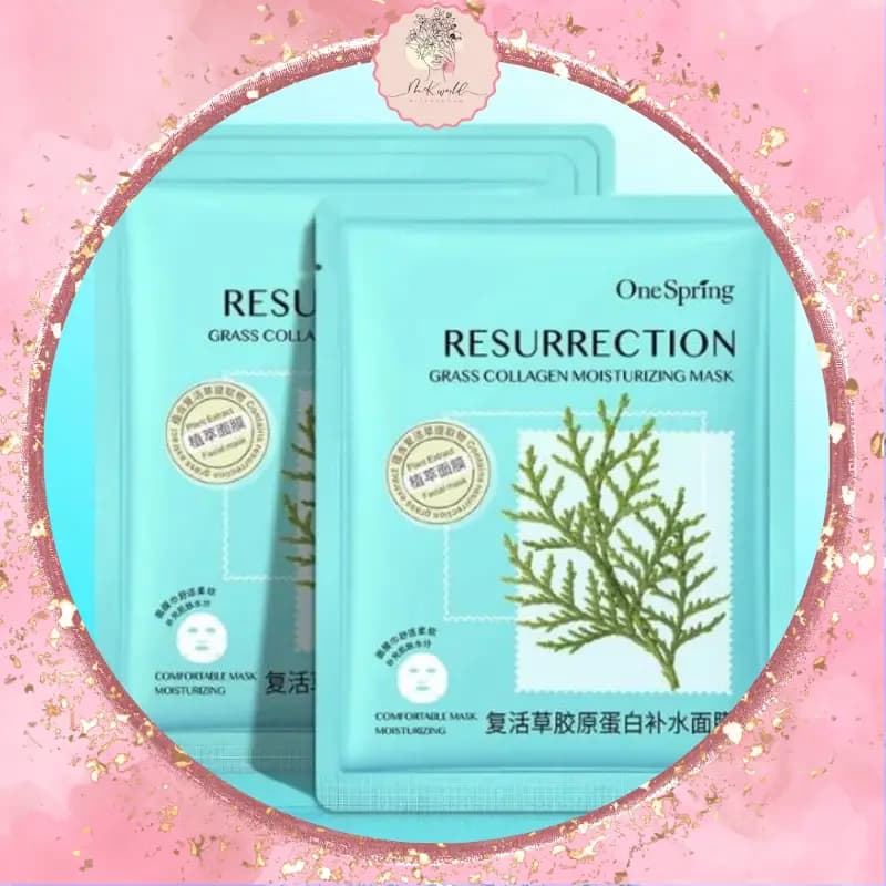One Spring Resurrection Grass Collagen Moisturizing Mask 25g