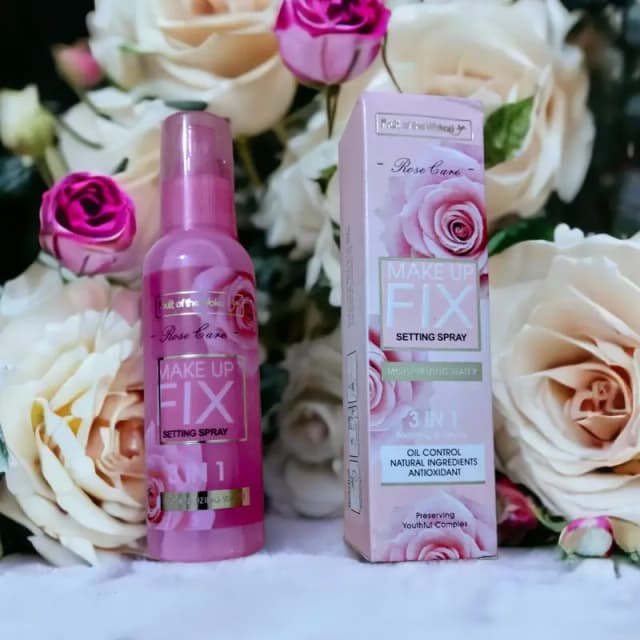 Rose Makeup Fixer Spray- Moisturizing Setting Spray-Wokali