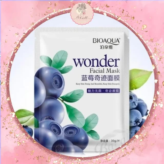 None-Natural Blueberry Wonder Facial Mask 30g