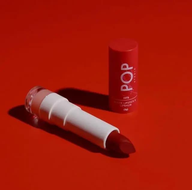 POP STUDIO Lipstick + LipBalm by SARAH GERONIMO- 2in1 - Maroon
