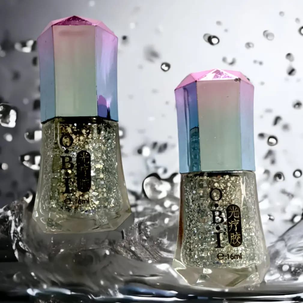 O.B.I Silver Glossy Nail Paint-16ml
