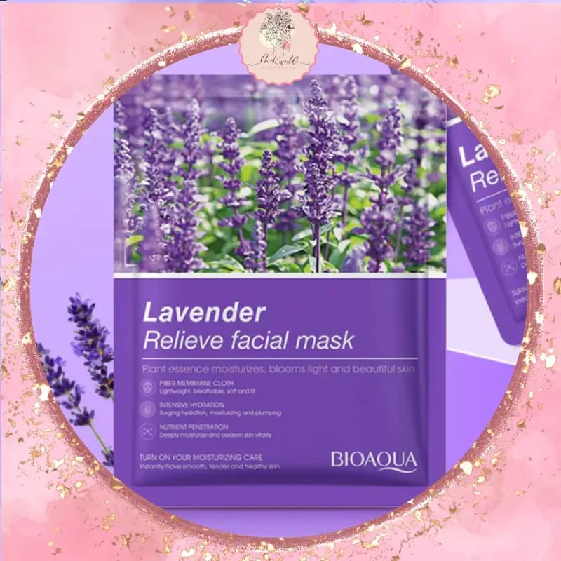 Bioaqua Lavender Relieve Facial Mask 25g