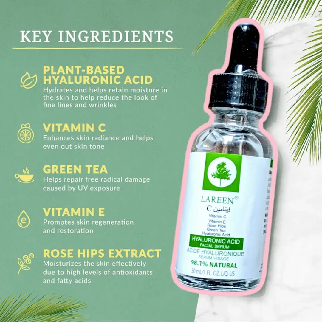 Lareen Hyaluronic Acid Facial Serum - 30 ml
